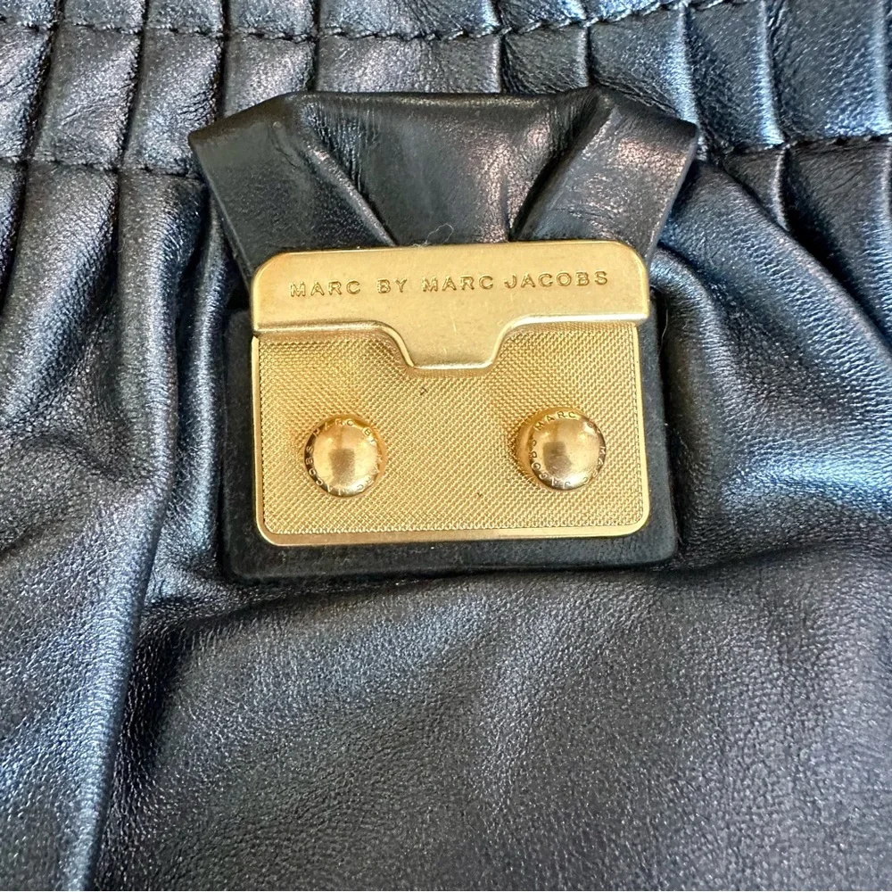 Marc by Marc Jacobs Pewter Lambskin Leather Hobo Bag NWT